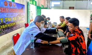 Donor Darah HUT TNI ke-80, Kodim 1013/Mtw Himpun 100 Kantong