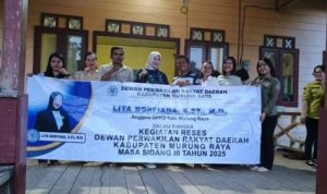 DPRD Murung Raya Lita Norfiana Reses Serap Aspirasi Warga Desa Oreng