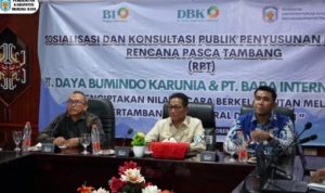 Sosialisasi RPT Dorong Tata Kelola Pertambangan Berwawasan Lingkungan