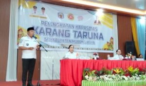 Wabup Rahmanto Muhidin Buka Pelatihan Peningkatan Kapasitas Karang Taruna Murung Raya