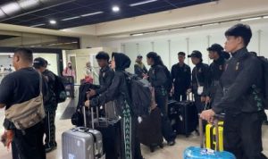 Kontingen Popnas XVII Kalsel Tiba di Jakarta Bawa Misi Prestasi