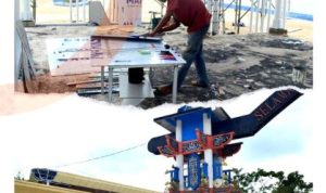 PUPR Barut Percepat Peningkatan Taman Tugu Selamat Datang Muara Teweh