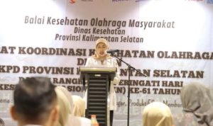 Rakor Kesehatan Olahraga, Bkom Kalsel Klaim Capai Target 100%