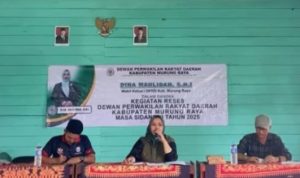 Wakil Ketua I DPRD Murung Raya Serap Aspirasi Warga di Desa Beras Belange