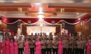 Kenal Pamit Wakapolres Murung Raya dan PJU, Berlangsung Hangat dan Penuh Haru