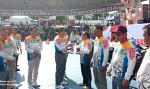 Semarak HUT ke-75 Barut dan HUT RI ke-80: Senam Massal & Jalan Sehat Meriahkan Arena Tiara Batara