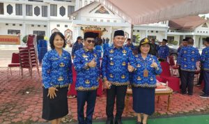 Wabup Rahmanto Muhidin Ajak ASN Perkuat Disiplin dan Inovasi pada HUT ke-54 Korpri Murung Raya