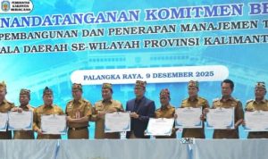 Bupati Murung Raya Teken Komitmen Penguatan Manajemen Talenta ASN di Kalteng