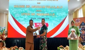 Shalahuddin Buka Kisah Menuju Kursi Bupati Saat Pisah Sambut Dandim 1013 Muara Teweh