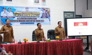 Bupati Heriyus Resmi Buka Musrenbang Kecamatan Seribu Riam
