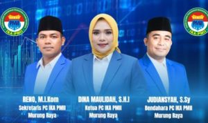PW dan PC IKA PMII se-Kalteng Resmi Dilantik, Rahmanto Muhidin Jadi Ketua Dewan Pakar, Dina Maulidah Ketua Pengurus Murung Raya