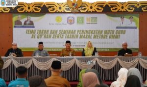 Wabup Murung Raya Buka Kegiatan Temu Tokoh dan Seminar Peningkatan Mutu Guru Al-Qur’an