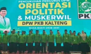 Gubernur Kalteng Hadiri Pengukuhan DPW PKB Masa Bakti 2026–2031