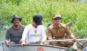 Yamin Telusuri Sungai Peradapan Cari Penyebab Banjir