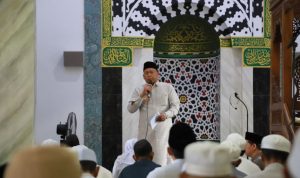 Bupati Batola Sholat Id Bersama Warga Desa