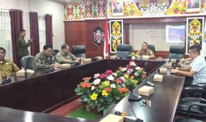 Asisten III Setda Murung Raya Pimpin Rapat Penyambutan Kunker Wakapolda Kalteng