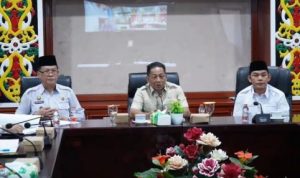 Bupati Heriyus Pimpin Rapat Finalisasi Persiapan MTQ KORPRI VIII Kalteng di Murung Raya