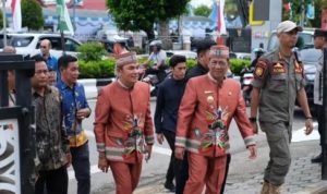 Bupati Murung Raya Hadiri Upacara Hari Jadi Ke-76 Kabupaten Barito Utara