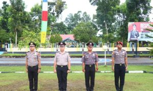 Haru dan Bangga Iringi Korps Rapor Polres Bartim