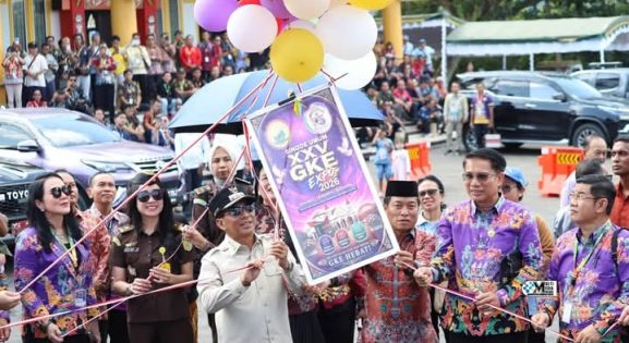 Bupati Heriyus Buka Sinode Umum XXV GKE Expo 2026 di Puruk Cahu
