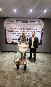 Ketua Umum SMSI Kukuhkan Pokja Newsroom Jaga Desa di Lampung Mengawal Desa, Mencegah Jaksa.