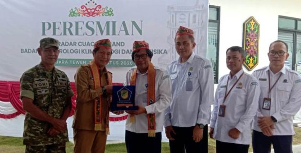 Jangkauan 200 Kilometer Radar Cuaca Muara Teweh Siap Beroperasi