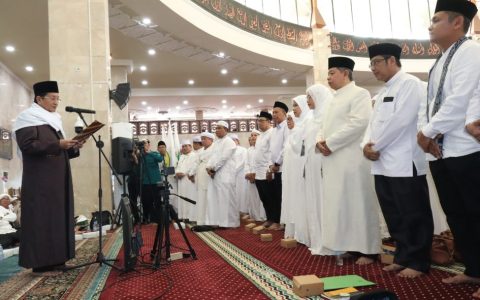 Menteri Agama RI Kukuhkan Pengurus BP4 Kalsel di Masjid Raya Sabilal Muhtadin