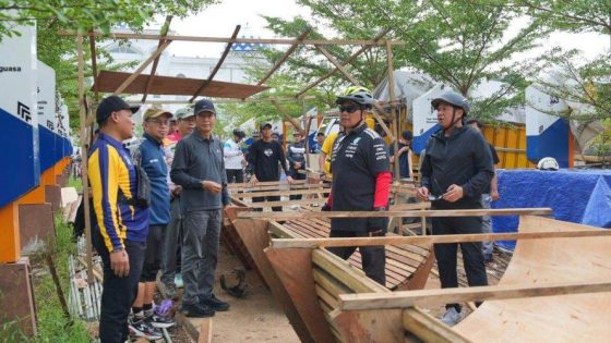Tinjau Akses Islamic Center Bupati Barito Utara Gowes Bareng Forkopimda