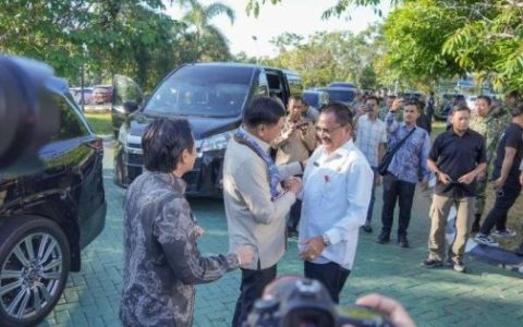 Silaturahmi Menko Polkam, Supian HK Bicara Masa Depan Banua