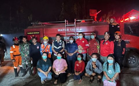 Bupati Heriyus Pantau Langsung Karhutla di Tanah Siang, Utamakan Keselamatan Petugas