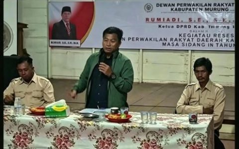 Reses di Hingan Tokung, Ketua DPRD Murung Raya Tampung Aspirasi Warga Soal Kebutuhan Dasar