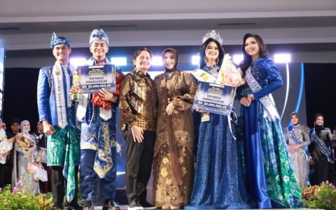 Syarif Hidayatullah dan Syabina Raih Gelar Putra Putri Pariwisata Kalsel