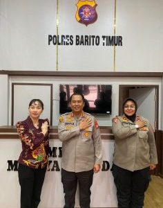 Cegah Karhutla Meluas, Polres Bartim Salurkan Sarpras Pemadam