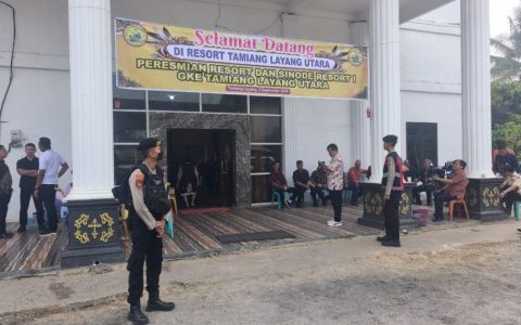 Polres Bartim Perkuat Pengamanan Peresmian Resort GKE