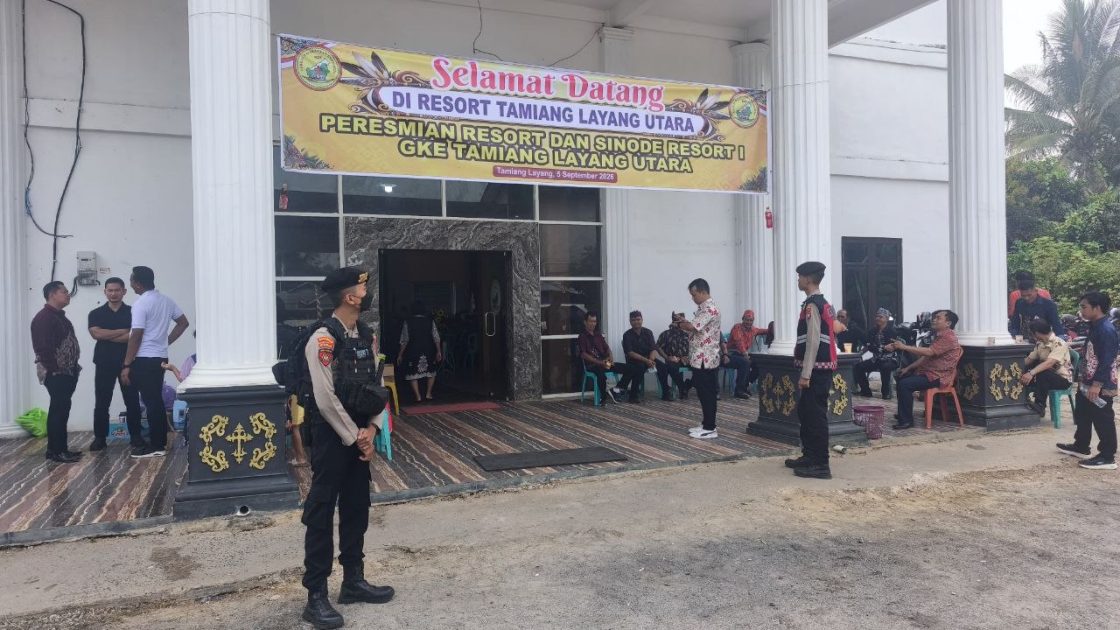 Polres Bartim Perkuat Pengamanan Peresmian Resort GKE