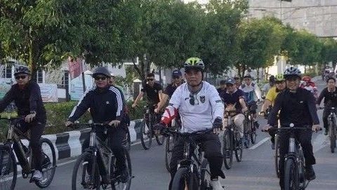 Gowes Meriah Simbol Kuatnya Sinergi Barito Utara