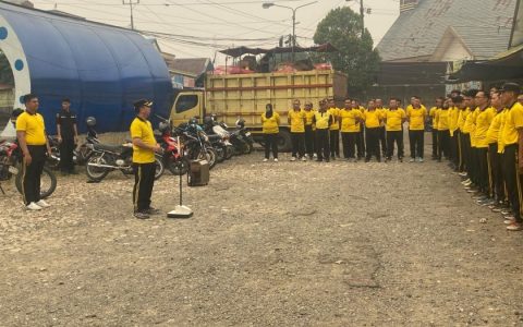 Sinergi TNI Polri dan Pemkab Jaga Kebersihan Pasar