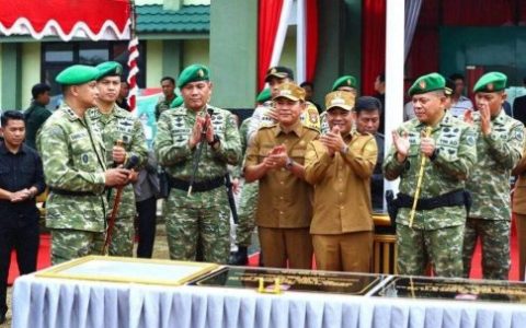 Heriyus dan Rahmanto Hadiri Peresmian Makodim 1020/Murung Raya