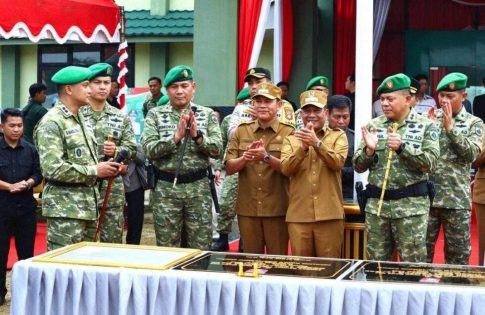 Heriyus dan Rahmanto Hadiri Peresmian Makodim 1020/Murung Raya